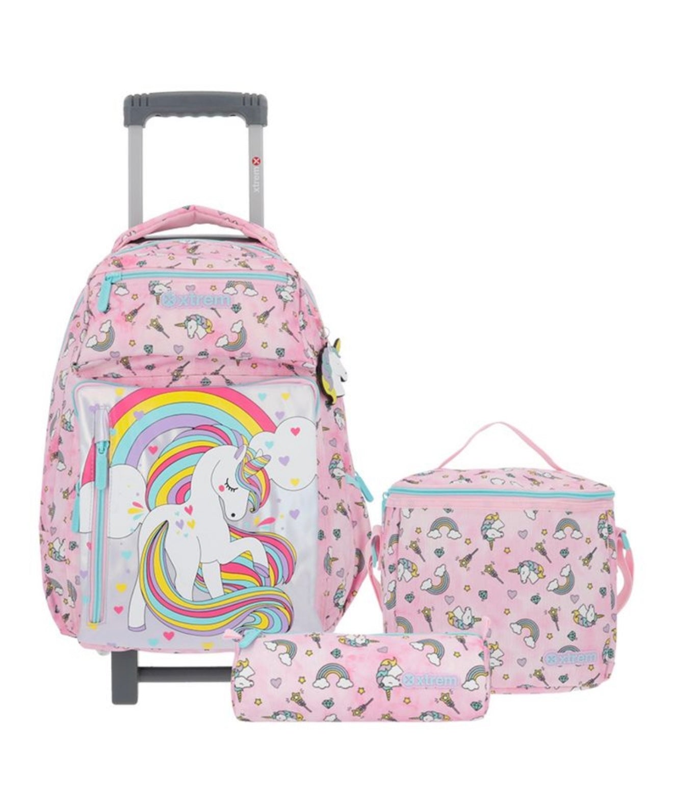 Mochila unicornio tripack xtrem