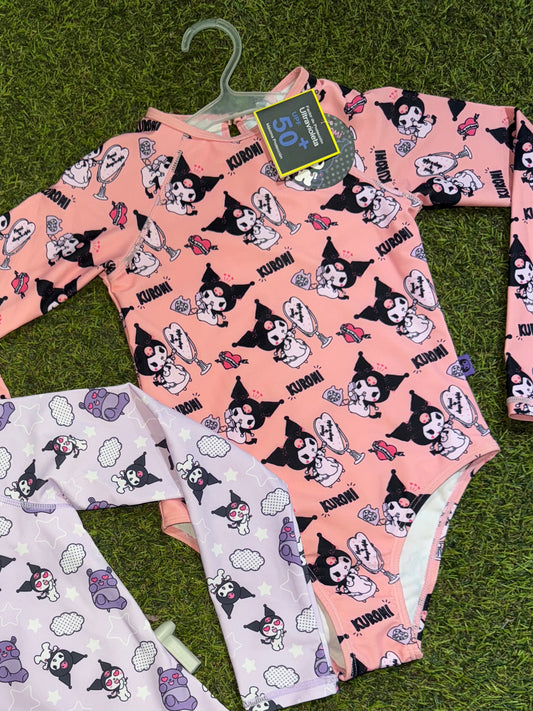 Traje de baño kuromi con protector UV
