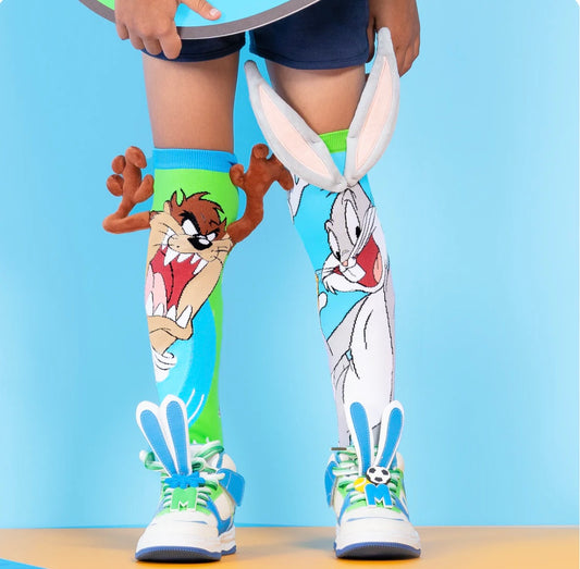 Calcetines 3D tasmania y bugs bunny