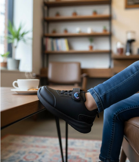 Zapatilla escolar stitch