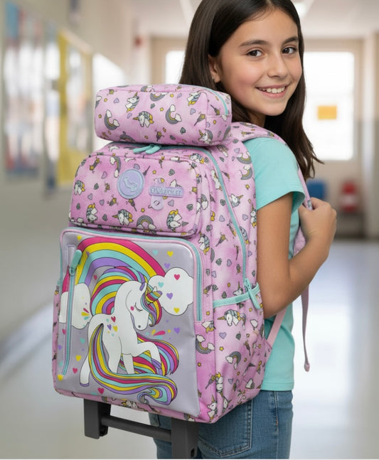 Mochila unicornio tripack xtrem