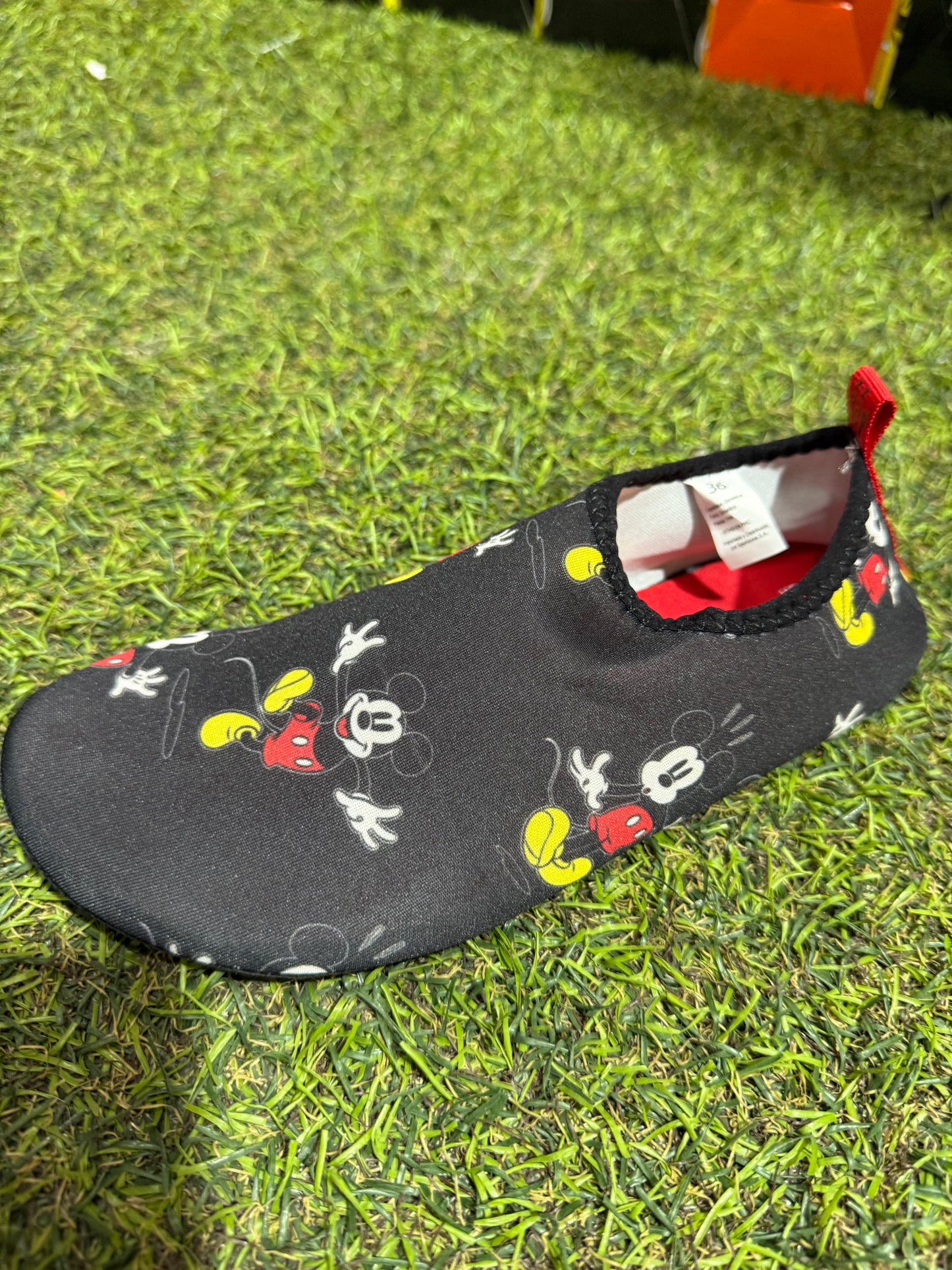 Aqua shoes mickey mouse